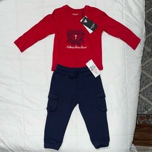 GUESS - Long Sleeve Shirt & Pants (2-piece set)